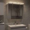Armoire Miroir de Salle de Bain Blanc 80 x 14.5 x 70 cm 583649583649