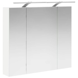 Armoire Miroir de Salle de Bain Blanc 80 x 14.5 x 70 cm 583649583649