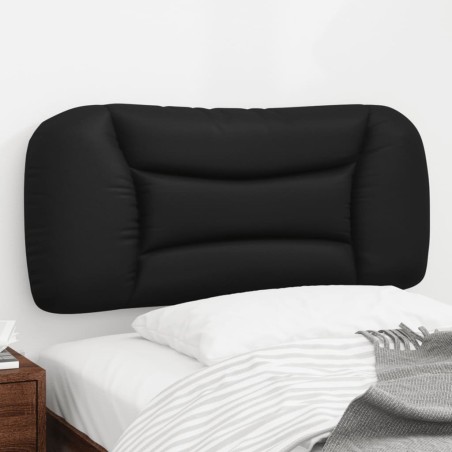 Coussin de tête de lit Hvar noir 80 cm similicuir 583651583651