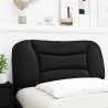Coussin de tête de lit Hvar noir 80 cm similicuir 583651583651