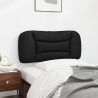 Coussin de tête de lit Hvar noir 80 cm similicuir 583651583651