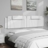 Coussin de tête de lit Viana blanc 200 cm similicuir 583653583653