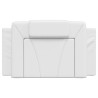 Coussin de tête de lit Viana blanc 80 cm similicuir 583654583654