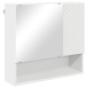 Armoire Miroir Blanc 59 x 17 x 55 cm Bois d'ingénierie 583657583657