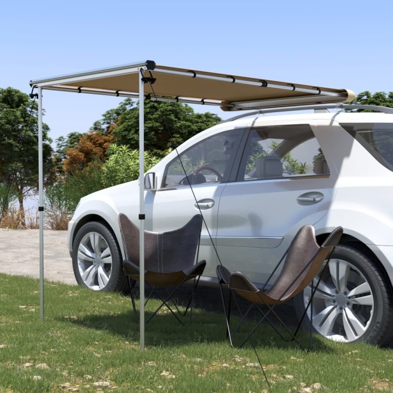 Auvent de camping-car et caravane 1,2x2x2,15 m Beige 583659583659