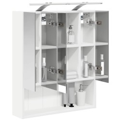 Armoire Miroir de Salle de Bain Blanc 60 x 14.5 x 70 cm 583660583660