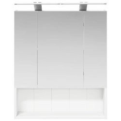 Armoire Miroir de Salle de Bain Blanc 60 x 14.5 x 70 cm 583660583660