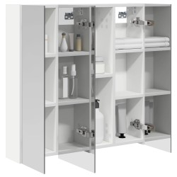 Armoire Miroir de Salle de Bain Blanc 70 x 14,5 x 70 cm 583661583661