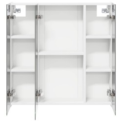 Armoire Miroir de Salle de Bain Blanc 70 x 14,5 x 70 cm 583661583661