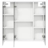 Armoire Miroir de Salle de Bain Blanc 70 x 14,5 x 70 cm 583661583661