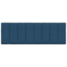 Coussin de tête de lit Hanko bleu 140 cm tissu 583663583663