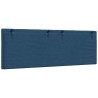 Coussin de tête de lit Hanko bleu 140 cm tissu 583663583663