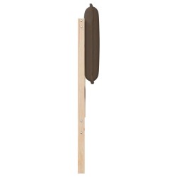 Tête de lit capitonnée Gris Naturel et Clair 160 cm Pin massif 583665583665