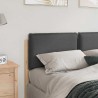 Tête de lit capitonnée Gris Naturel et Foncé 140 cm Pin massif 583668583668