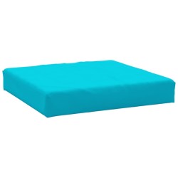Coussin de palette turquoise 60x60x8 cm tissu oxford 583671583671