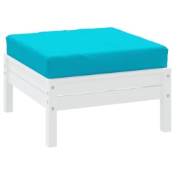 Coussin de palette turquoise 60x60x8 cm tissu oxford 583671583671