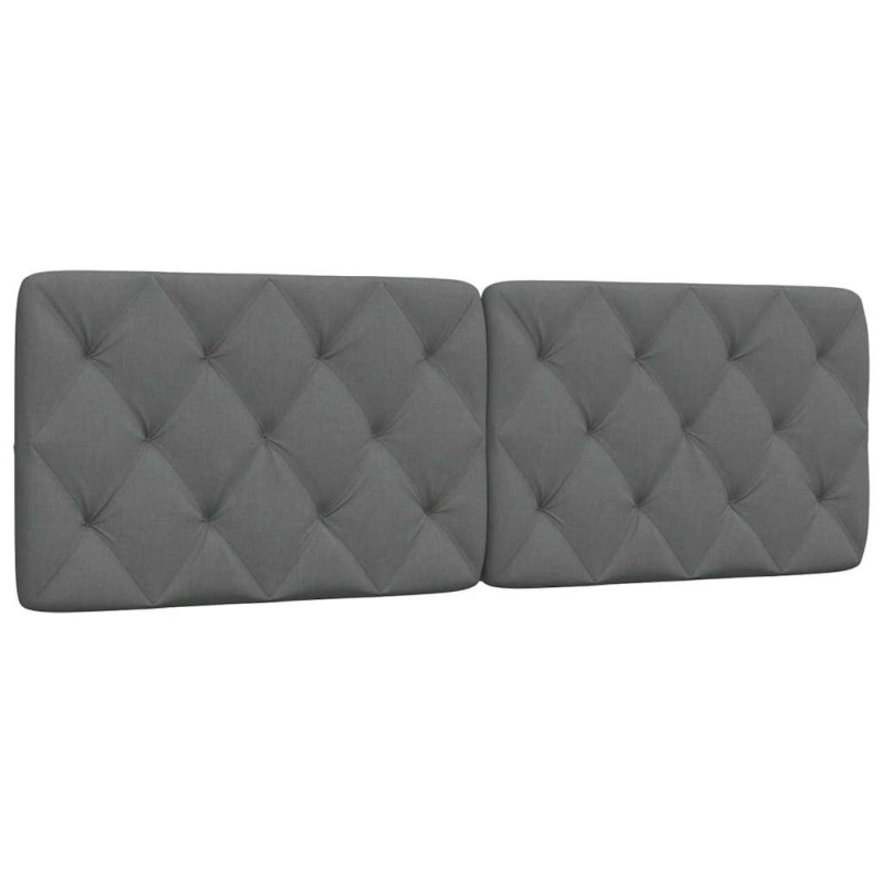 Coussin de tête de lit gris foncé 160 cm tissu 583673583673