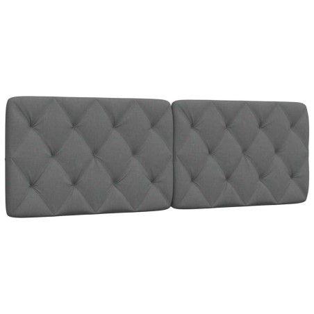 Coussin de tête de lit gris foncé 160 cm tissu 583673583673