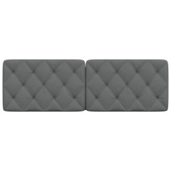 Coussin de tête de lit gris foncé 160 cm tissu 583673583673