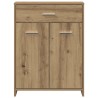 Armoire de salle de bain chêne artisanal 60x33x80 cm 583677583677