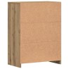 Armoire de salle de bain chêne artisanal 60x33x80 cm 583677583677