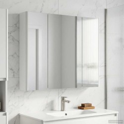 Armoire Miroir de Salle de Bain Blanc 83,5 x 15,5 x 70 cm 583679583679