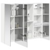 Armoire Miroir de Salle de Bain Blanc 83,5 x 15,5 x 70 cm 583679583679