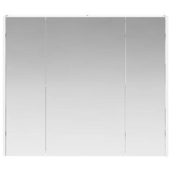Armoire Miroir de Salle de Bain Blanc 83,5 x 15,5 x 70 cm 583679583679