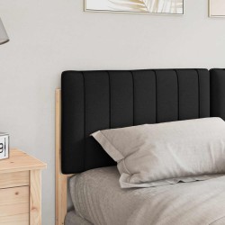 Tête de lit capitonnée Marron et Noir 160 cm Pin massif 583680583680