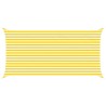 Voile d'ombre Jaune et blanc 5 x 2,5 m 100 % polyester Oxford 583681583681
