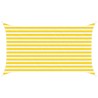 Voile d'ombre Jaune et blanc 3,5 x 2 m 100 % polyester Oxford 583683583683