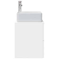 Vanité de lavabo mural Blanc 53 x 34,5 x 63 cm 583686583686