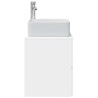 Vanité de lavabo mural Blanc 53 x 34,5 x 63 cm 583686583686