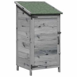 Abri de jardin Gris 59 x 56 x 113,5 cm Bois de Sapin Massif 583708583708