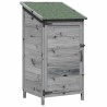 Abri de jardin Gris 59 x 56 x 113,5 cm Bois de Sapin Massif 583708583708