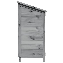Abri de jardin Gris 59 x 56 x 113,5 cm Bois de Sapin Massif 583708583708