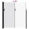Auvent latéral rétractable blanc 220x500 cm 583709583709