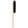 Tête de lit capitonnée Marron et Noir 120 cm Pin massif 583710583710