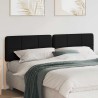 Tête de lit capitonnée Marron et Noir 180 cm Pin massif 583711583711