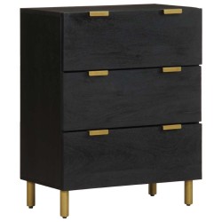 Buffet noir 60x33x75 cm bois d'ingénierie 583712583712