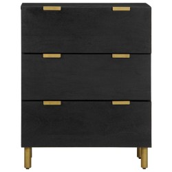 Buffet noir 60x33x75 cm bois d'ingénierie 583712583712