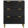 Buffet noir 60x33x75 cm bois d'ingénierie 583712583712