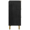 Buffet noir 60x33x75 cm bois d'ingénierie 583712583712