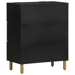 Buffet noir 60x33x75 cm bois d'ingénierie 583712583712