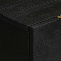 Buffet noir 60x33x75 cm bois d'ingénierie 583712583712