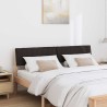 Tête de lit capitonnée Noir 160 cm Pin massif 583714583714