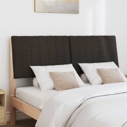 Tête de lit capitonnée Noir 140 cm Pin massif 583715583715