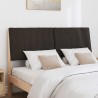 Tête de lit capitonnée Noir 140 cm Pin massif 583715583715