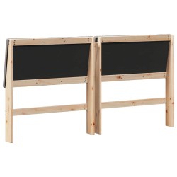 Tête de lit capitonnée Taupe 180 cm Pin massif 583718583718