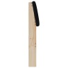 Tête de lit capitonnée Noir 120 cm Pin massif 583720583720